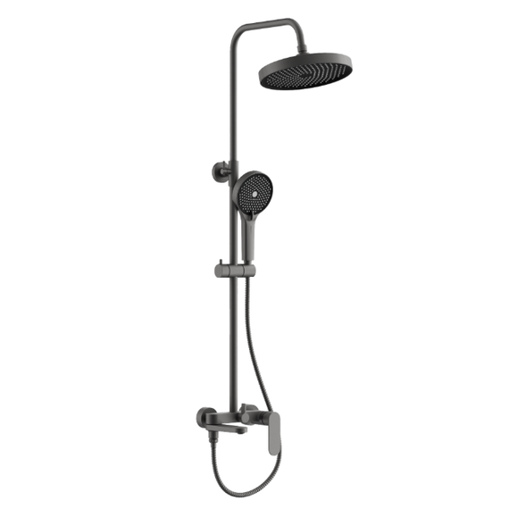 Душевая стойка Belz B24713-3, оружейная сталь - фото 