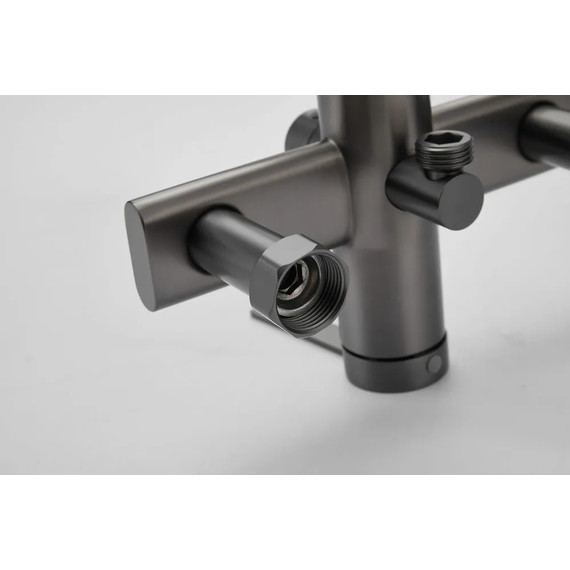 Смеситель для ванны Belz B22813-3, оружейная сталь - фото 15