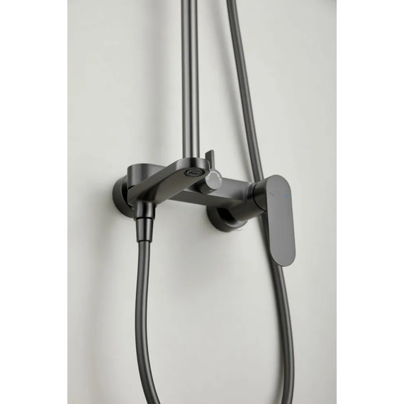 Душевая стойка Belz B24713-3, оружейная сталь - фото 10