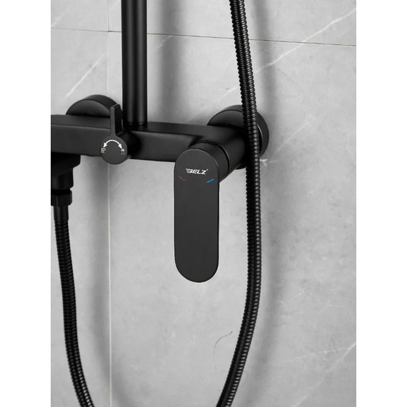 Душевая стойка Belz B24713-7, чёрный - фото 14