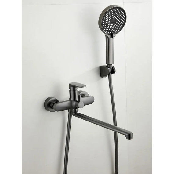 Смеситель для ванны Belz B22713-3, графит - фото 2