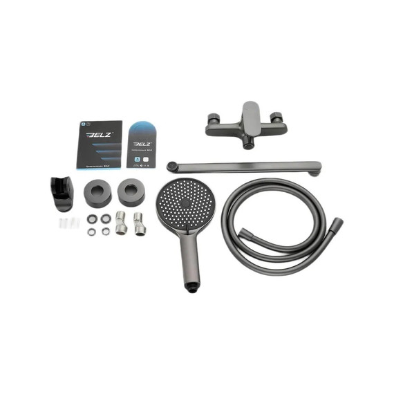 Смеситель для ванны Belz B22713-3, графит - фото 15