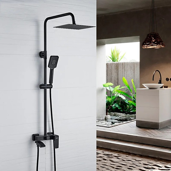 Душевая стойка Ledeme L2478B, чёрный - фото 3