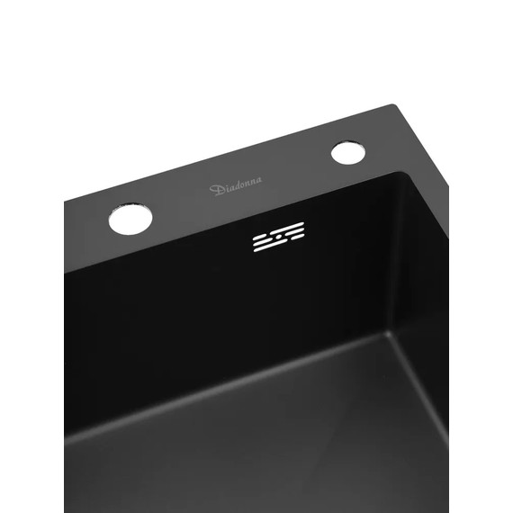 Кухонная мойка Diadonna DS5050BL, чёрный - фото 4