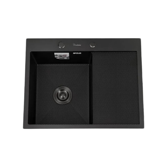 Кухонная мойка Diadonna DS6350BL-L, чёрный - фото 