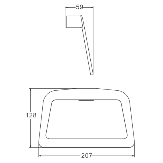Кольцо для полотенец Belz B91004, цвет белый - фото 2