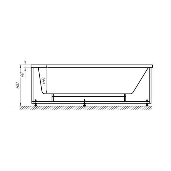 Ванна акриловая Jacob Delafon Odeon Rive Gauche 180x80 см E6D365RU-00 - фото 4