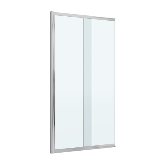Шторка для ванны Cezares 100 см SLIDER-FIX-VF-11-100/150-C-Cr, хром/прозрачное - фото 3