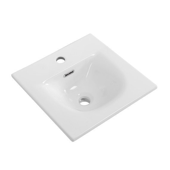 Тумба подвесная с раковиной BelBagno 40 см UNO-MINI-400-2C-SO-BO, bianco opaco - фото 2