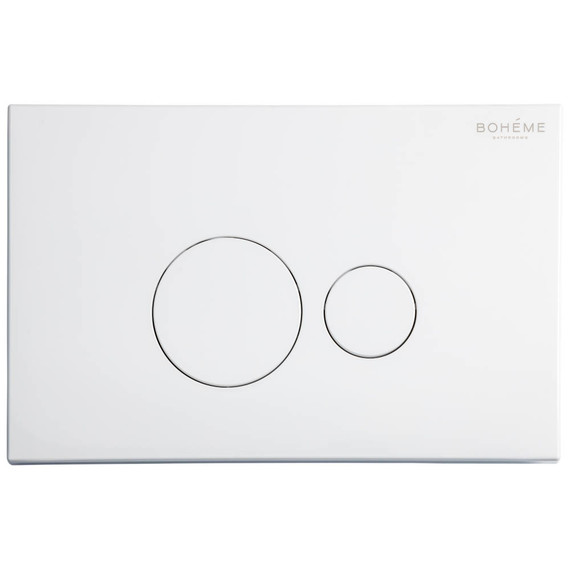 Кнопка смыва Boheme 668-W, белый - фото 