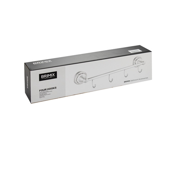 Набор крючков Brimix 94205, цвет бронза - фото 4