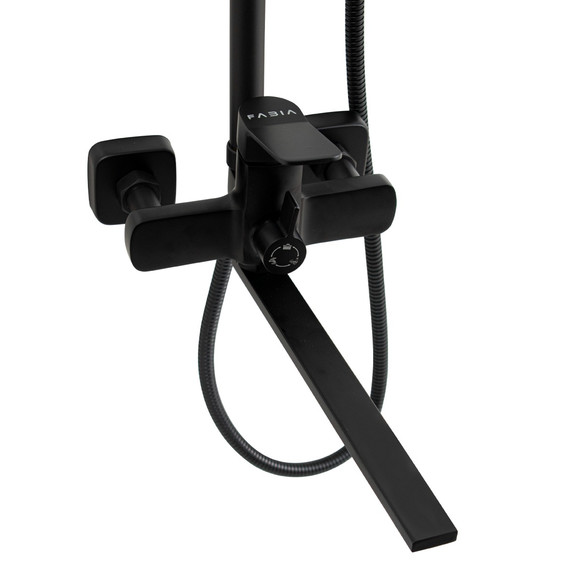 Душевая стойка Fabia 9775, чёрный - фото 5