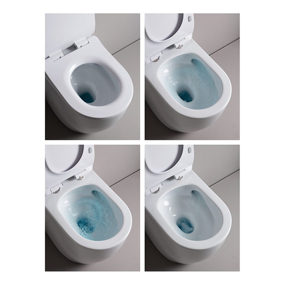 Унитаз подвесной безободковый ArtCeram File 2.0 FLV006 05 00 (Система смыва торнадо) - фото 4