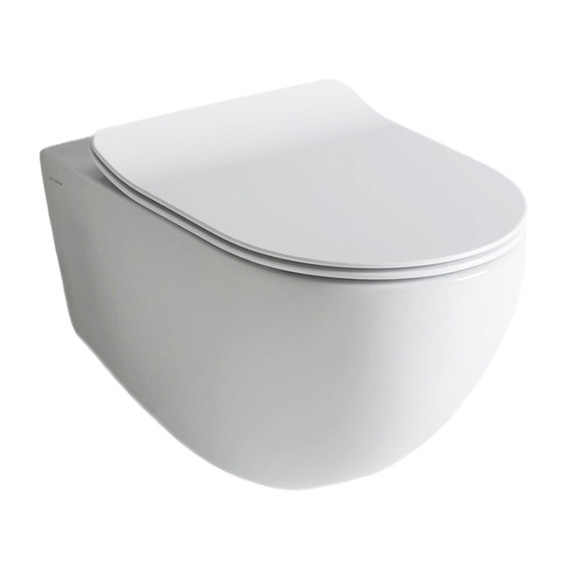 Унитаз подвесной безободковый ArtCeram File 2.0 FLV006 01 00 (Система смыва торнадо) - фото 4