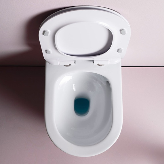 Унитаз подвесной безободковый ArtCeram File 2.0 FLV006 01 00 (Система смыва торнадо) - фото 3