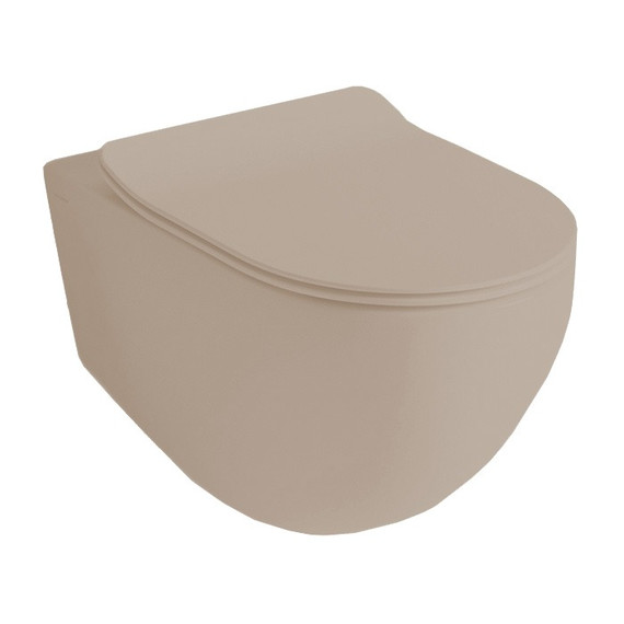 Унитаз подвесной безободковый ArtCeram File 2.0 FLV006 41 00, matera (Система смыва торнадо) - фото 2