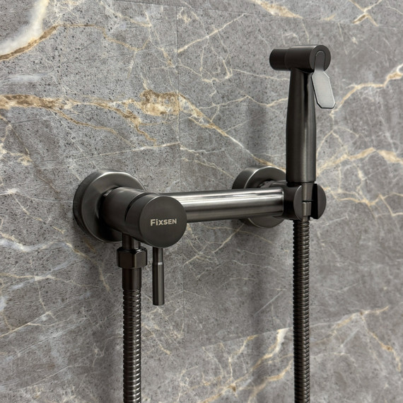 Набор для гигиенического душа Fixsen OXFORD FX-9505F, графит - фото 2
