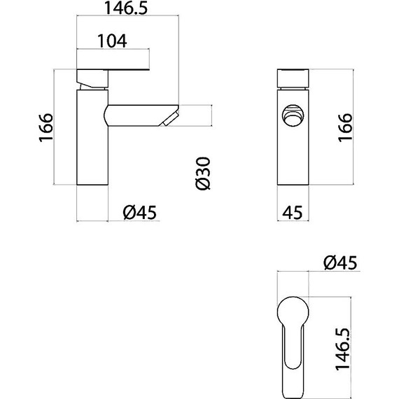 Смеситель для раковины Fixsen NORDIC FX-8806N, сатин - фото 8