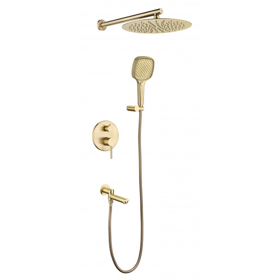 Душевая система для ванны Grocenberg GB5001BR, бронза - фото 