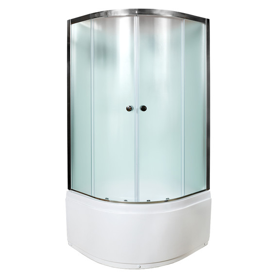 Душевая кабина Avacan 100x100 см D10S, хром/матовое (безсиликоновая сборка) - фото 2