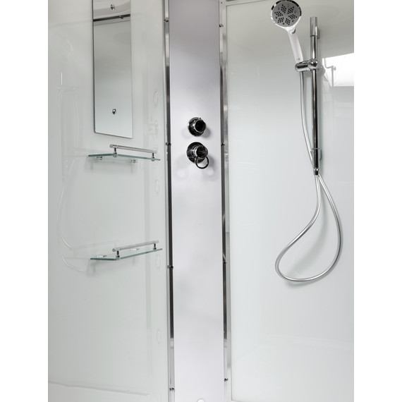 Душевая кабина Avacan 120x80 см EM2712LN, хром/узор (безсиликоновая сборка) - фото 6