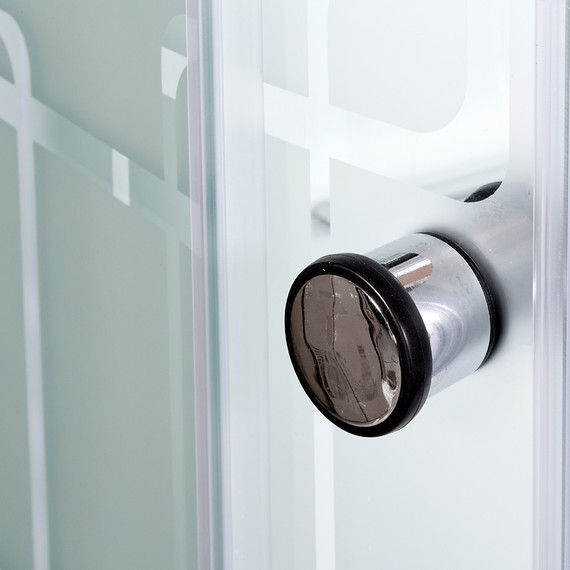 Душевая кабина Avacan 100x100 см EM1510EL, хром/узор (безсиликоновая сборка) - фото 11