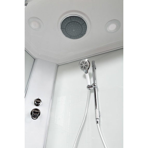 Гидробокс Avacan 100x100 см EM2710GM, хром/узор (безсиликоновая сборка) - фото 7