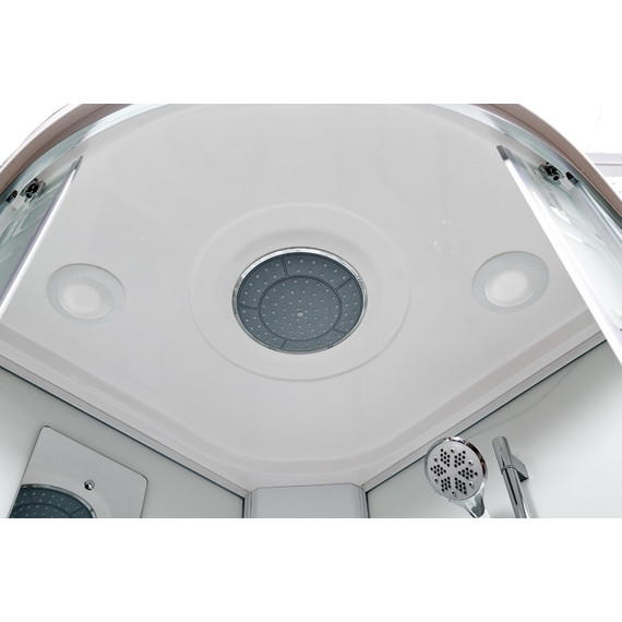 Душевая кабина Avacan 100x100 см EM2710LED, хром/узор (безсиликоновая сборка) - фото 21