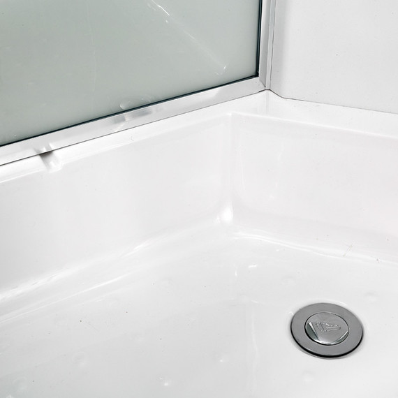 Гидробокс Avacan 100x100 см EM2710NGM, хром/узор (безсиликоновая сборка) - фото 9