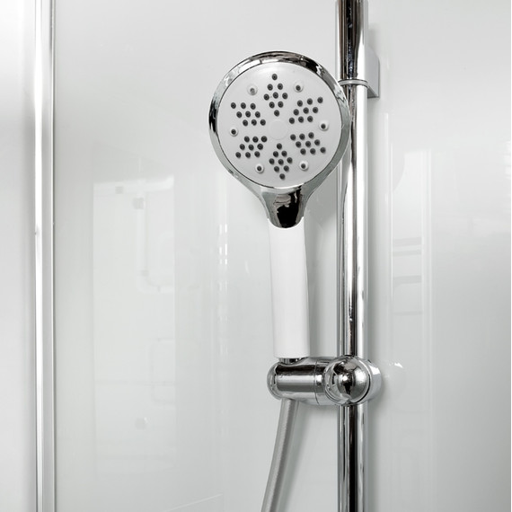 Душевая кабина Avacan 80x80 см EM1580NLED, хром/узор (безсиликоновая сборка) - фото 9