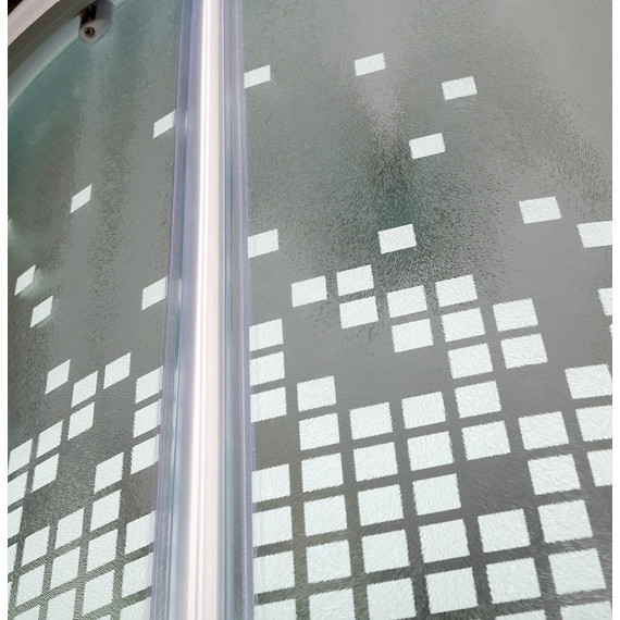 Душевая кабина Avacan 100x100 см L910N, хром/матовое (безсиликоновая сборка) - фото 9