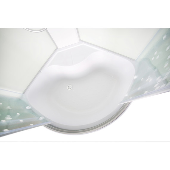 Душевая кабина Avacan 100x100 см L910N, хром/матовое (безсиликоновая сборка) - фото 6