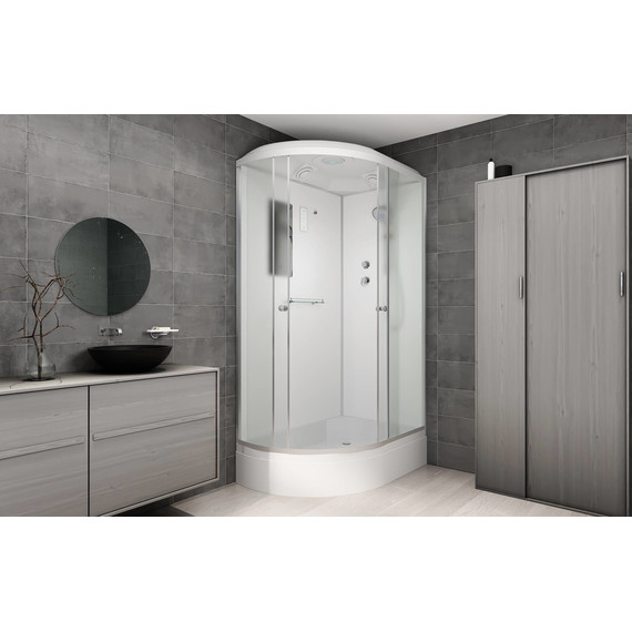 Душевая кабина Avacan 120x90 см D312SR, хром/матовое (безсиликоновая сборка) - фото 3