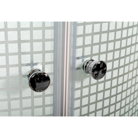 Душевая кабина Avacan 80x80 см L980, хром/узор (безсиликоновая сборка) - фото 13