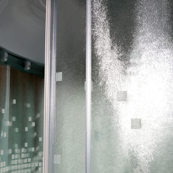 Гидробокс Avacan 80x80 см L980GM+EL, хром/узор (безсиликоновая сборка) - фото 12