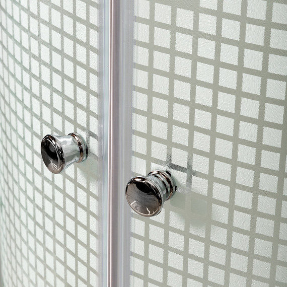 Гидробокс Avacan 80x80 см L980GM+EL, хром/узор (безсиликоновая сборка) - фото 18