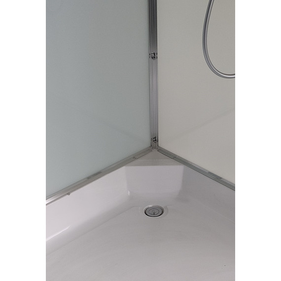 Душевая кабина Avacan 110x110 см D311, хром/матовое (безсиликоновая сборка) - фото 8