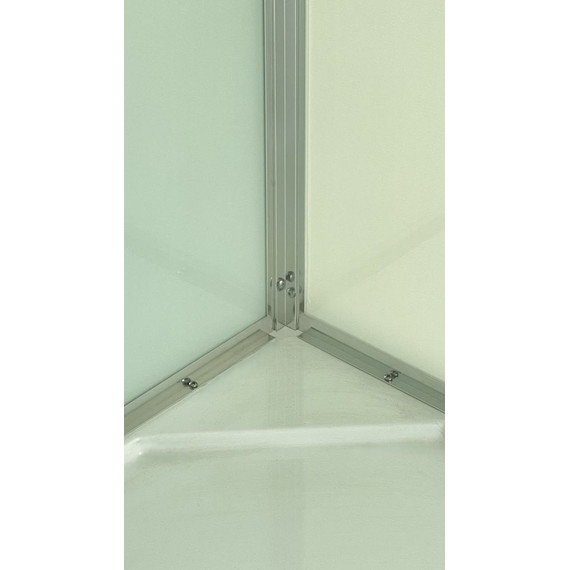 Душевая кабина Avacan 120x90 см D512SLLED, хром/матовое (безсиликоновая сборка) - фото 9