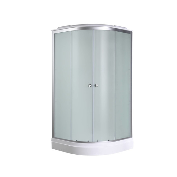 Душевая кабина Avacan 100x100 см D2010, хром/матовое (безсиликоновая сборка) - фото 3