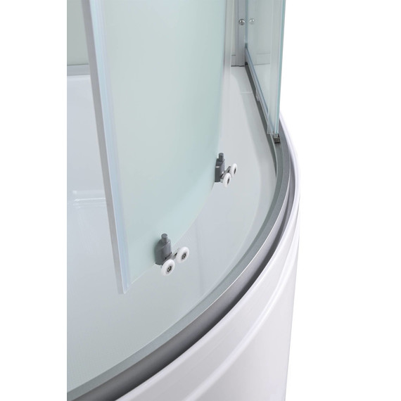 Душевая кабина Avacan 100x100 см D2010, хром/матовое (безсиликоновая сборка) - фото 13