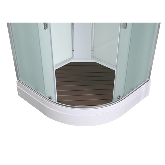 Гидробокс Avacan 80x80 см EM2080LED, хром/матовое (безсиликоновая сборка) - фото 20