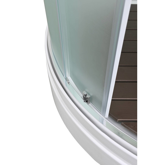 Гидробокс Avacan 80x80 см EM2080LED, хром/матовое (безсиликоновая сборка) - фото 14