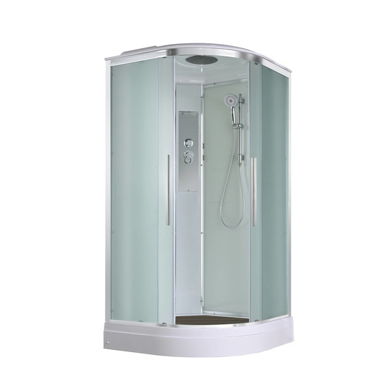 Душевая кабина Avacan 90x90 см EM2090, хром/матовое (безсиликоновая сборка) - фото 3