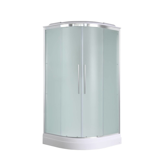 Душевая кабина Avacan 90x90 см EM2090, хром/матовое (безсиликоновая сборка) - фото 6