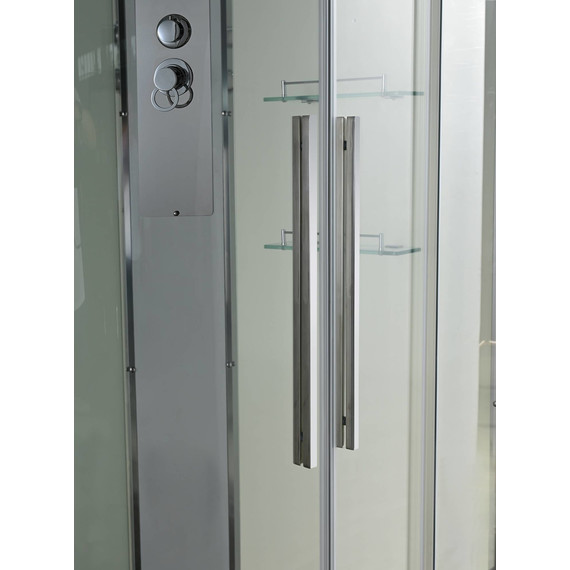 Душевая кабина Avacan 110x80 см EM2811RT, хром/прозрачное (безсиликоновая сборка) - фото 11