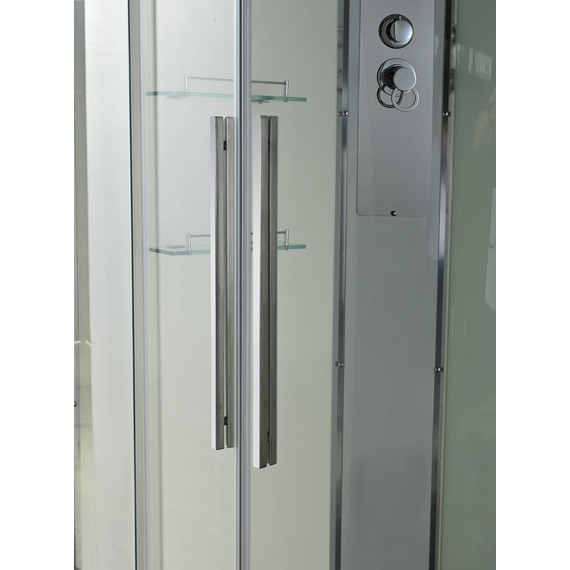 Душевая кабина Avacan 120x90 см EM2912LT, хром/прозрачное (безсиликоновая сборка) - фото 15