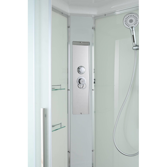 Душевая кабина Avacan 120x90 см EM2912LT, хром/прозрачное (безсиликоновая сборка) - фото 11