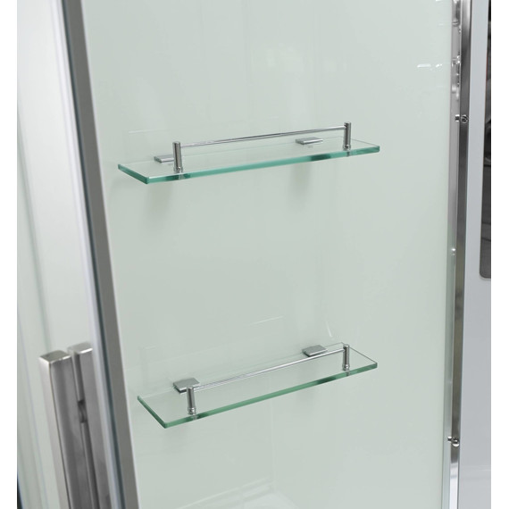 Душевая кабина Avacan 90x90 см EM3090NT, хром/прозрачное (безсиликоновая сборка) - фото 9