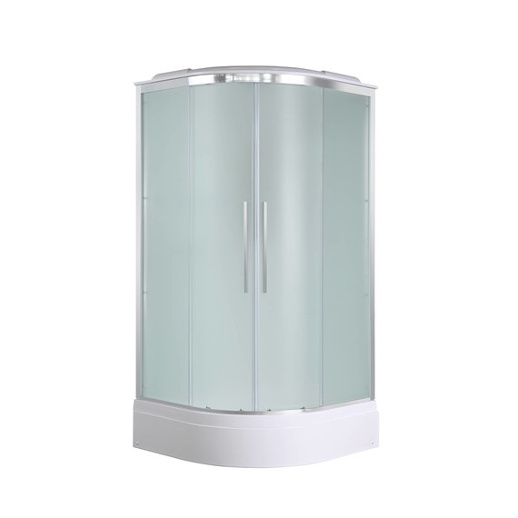 Душевая кабина Avacan 90x90 см EM3090, хром/матовое (безсиликоновая сборка) - фото 5