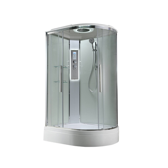 Гидробокс Avacan 120x90 см EM3912LLEDT, хром/прозрачное (безсиликоновая сборка) - фото 3